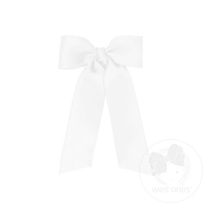 Tiny Satin Bowtie w/ Streamer Tails