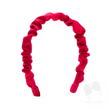 Load image into Gallery viewer, Ruffle Satin Headband
