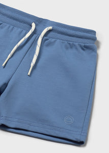 Basic Fleece Shorts- Capri Blue