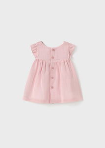 Smocked Dress- Baby Rose