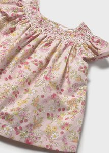 Floral Dress w/ Bloomers- Baby Rose