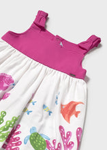 Load image into Gallery viewer, Under the Sea Mermaid Dress- Fuchsia
