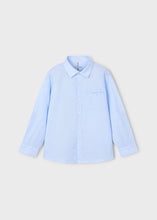 Load image into Gallery viewer, Linen Button-Down Shirt LS- Light Blue
