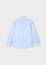 Load image into Gallery viewer, Linen Button-Down Shirt LS- Light Blue
