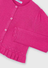 Load image into Gallery viewer, Braided Knit Cardigan- Magenta
