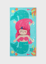 Load image into Gallery viewer, Beach Backpack &amp; Towel Set- Mermaid
