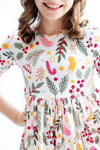 Load image into Gallery viewer, Holly Jolly Christmas Pocket Twirl Dress
