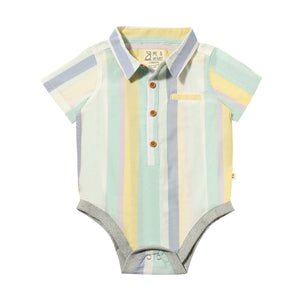 Helford Woven Onesie- Striped