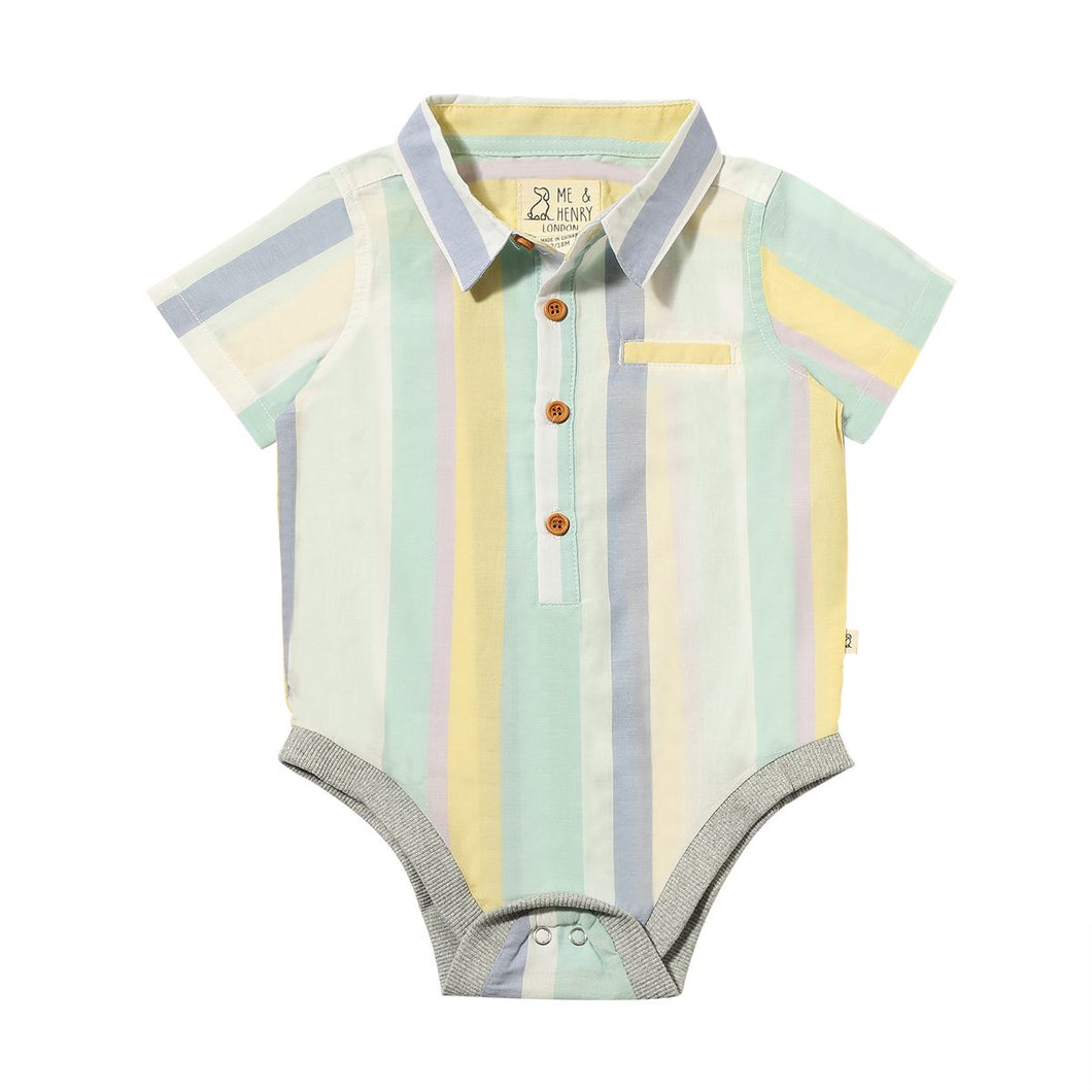 Helford Woven Onesie- Striped