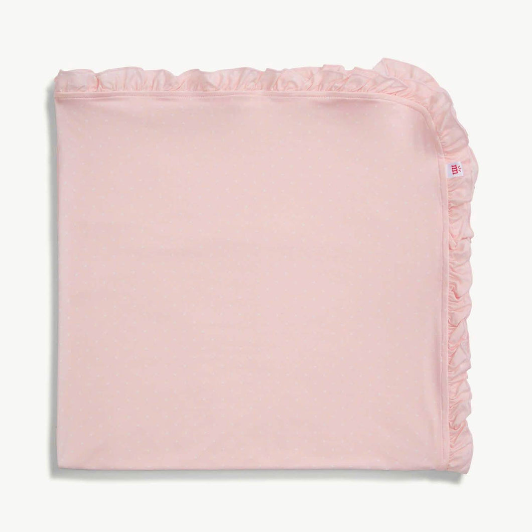 Pin Dot Pink Baby Blanket