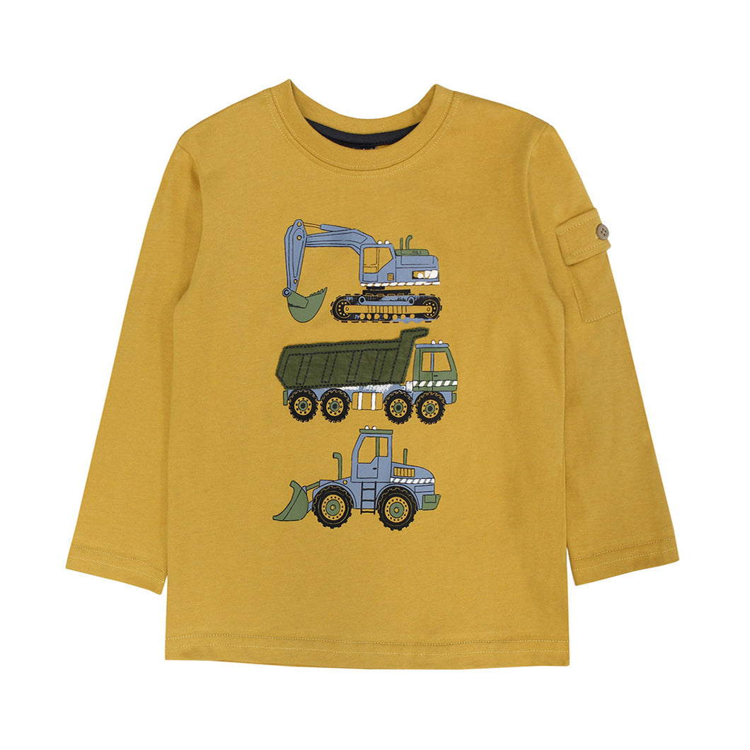Multi Construction Stack Top w/ Pocket Sleeves- Yellow