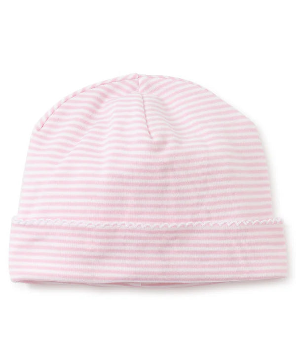 Simple Stripes Hat- Pink/White