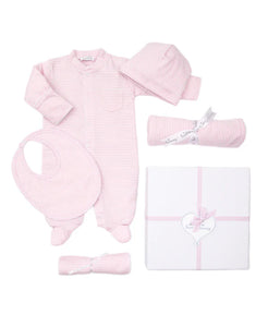 Simple Stripes Gift Box Set 5pc- Pink