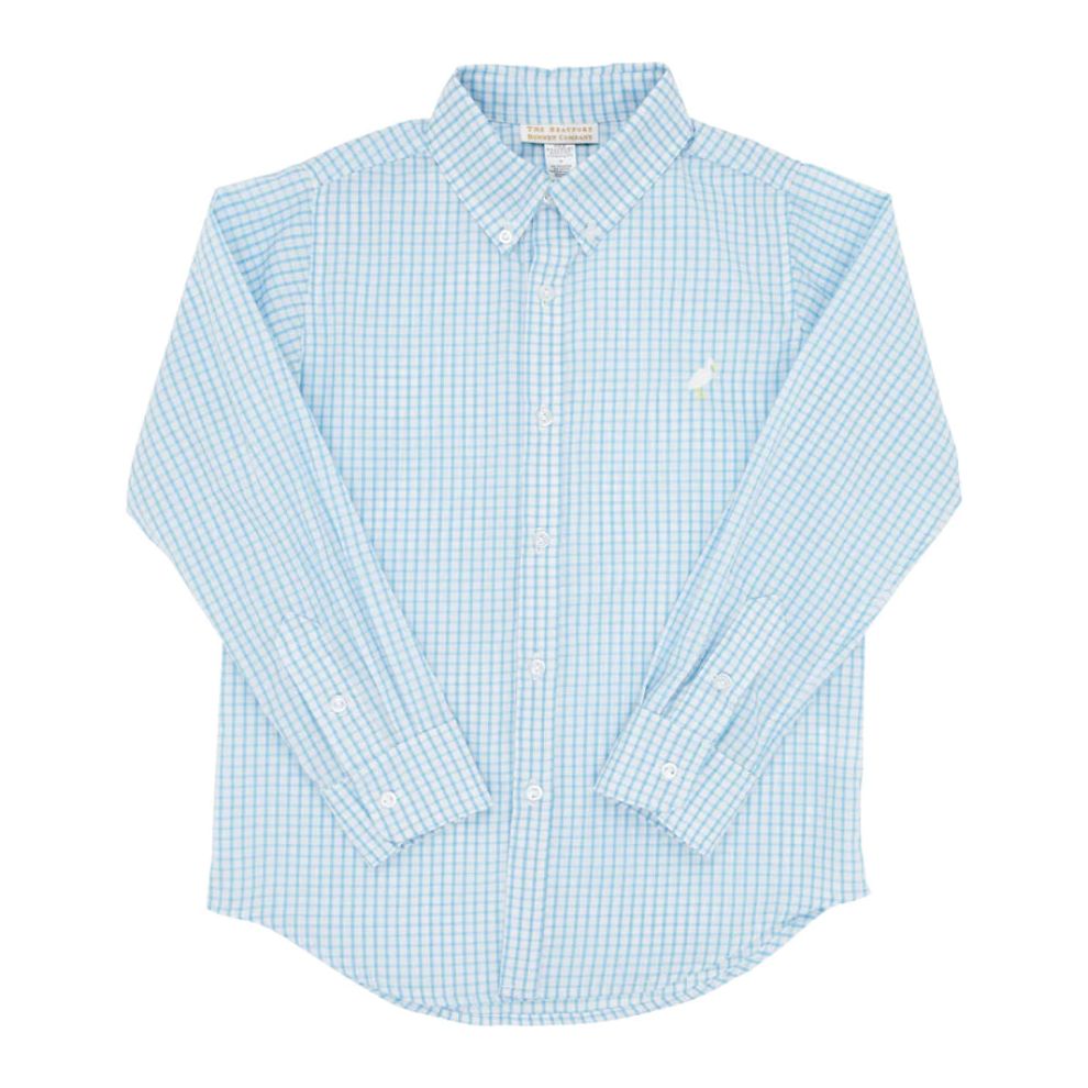 Dean's List Shirt- Brookline Blue Windowpane