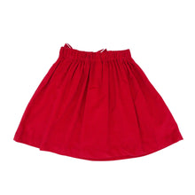 Load image into Gallery viewer, Corduroy Bow Skirt- Red
