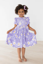 Load image into Gallery viewer, I Heart Daisies Ruffle Twirl Dress
