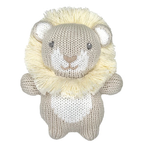 Lion Crochet Rattle 5"