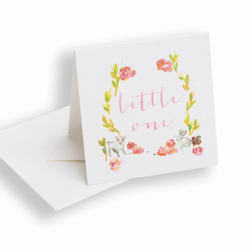 Little One Card- Pink