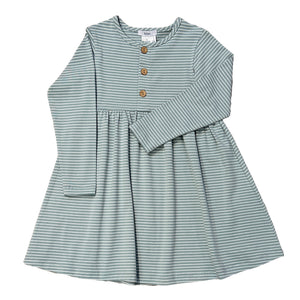 Sage Stripe Dress