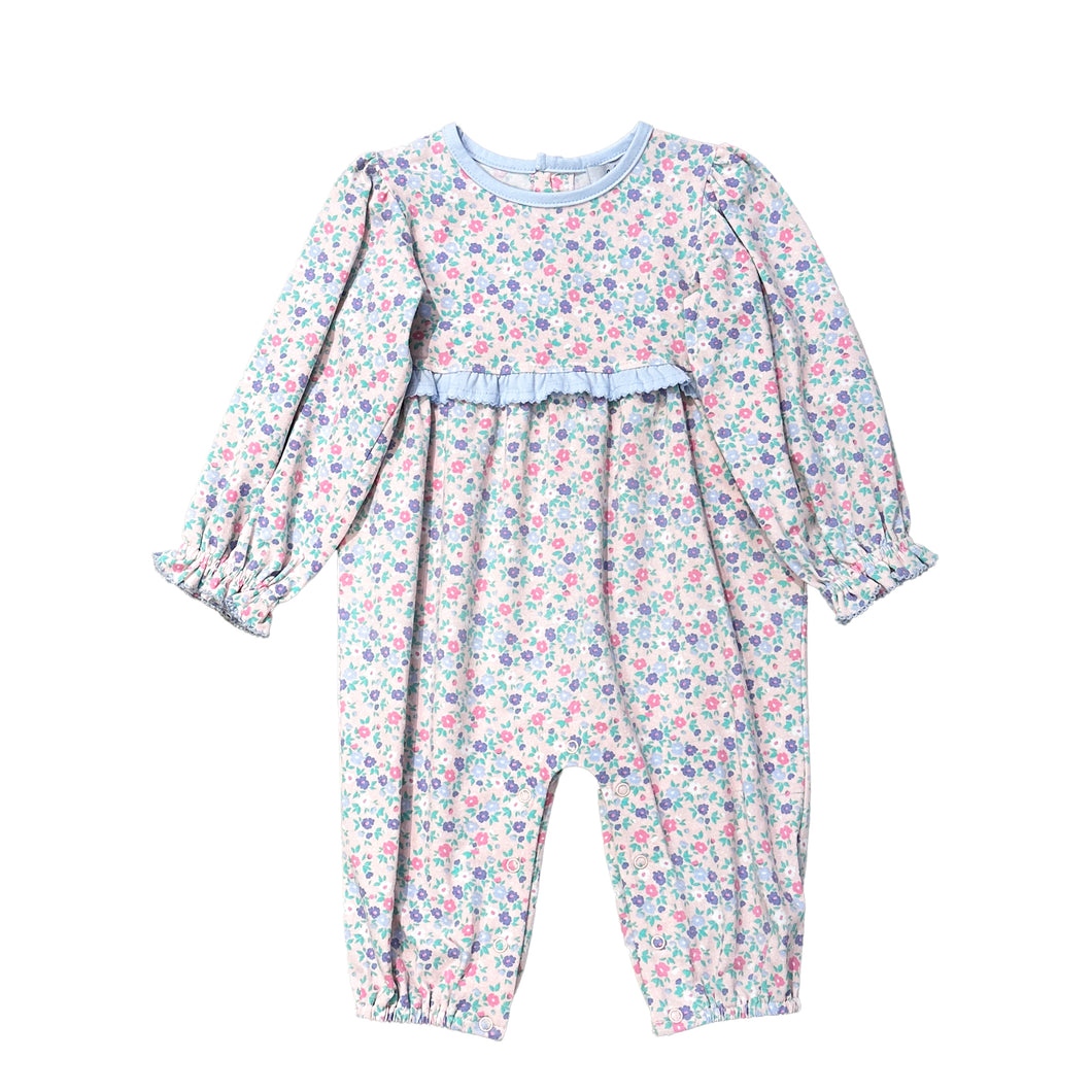 Ditsy Flower Girls Romper