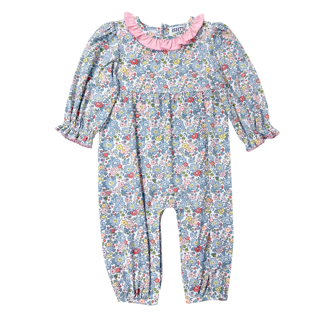 Liberty Flower Girls Romper