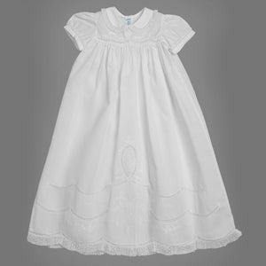 Girls Scalloped Lace Special Occasion Gown Set