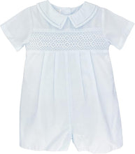 Load image into Gallery viewer, Smocked Romper w/ Hat
