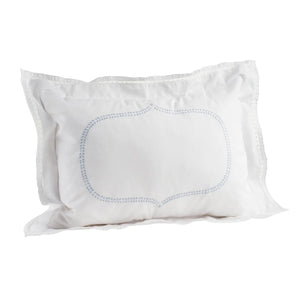 Boys Blue Leaf Pillow Case