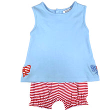 Load image into Gallery viewer, Bow Stars &amp; Stripes Bloomer Set
