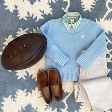 Load image into Gallery viewer, Isaac&#39;s Sweater- Barrington Blue/Palmetto Pearl
