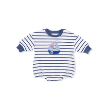 Load image into Gallery viewer, Bubbly Sailboat French Terry Raglan Sweatshirt Bubble
