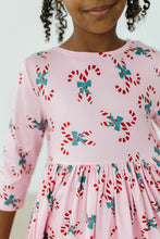 Load image into Gallery viewer, Candy Cane Cutie Pocket Twirl Dress
