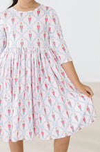 Load image into Gallery viewer, Pink Nutcracker Pocket Twirl Dress
