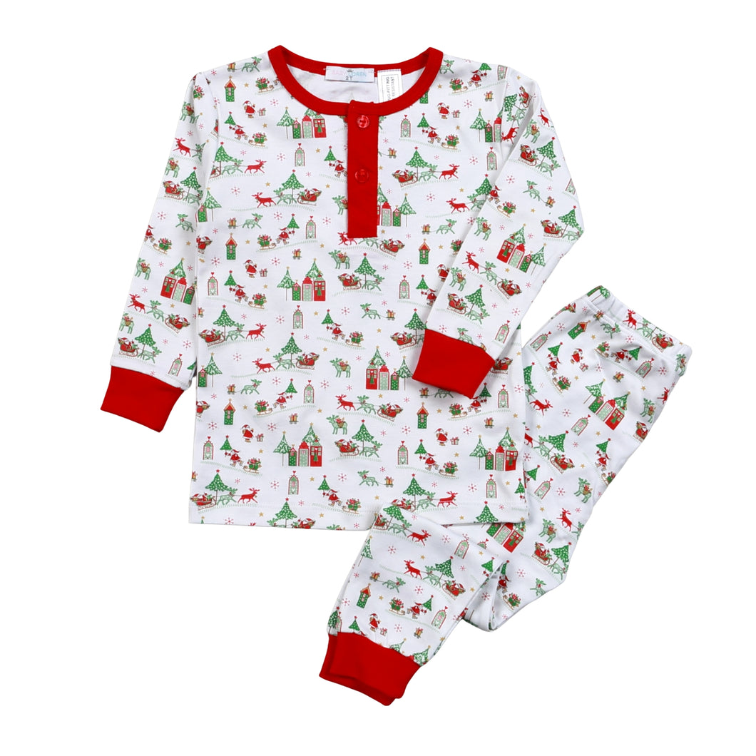 Santa is Coming to Town Loungewear Set- Boys