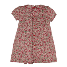 Load image into Gallery viewer, Cranberry Floral Smock Float Dress

