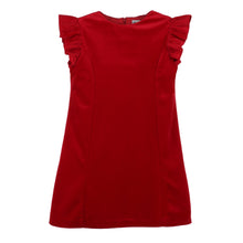 Load image into Gallery viewer, Deluxe Velvet Shift Dress - Red
