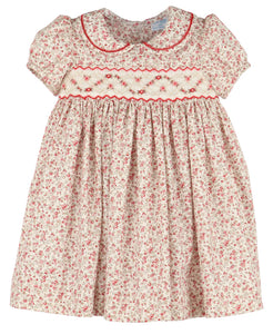 Mulberry Smock Dress- Red