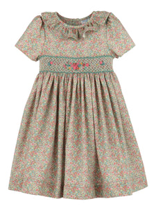 Sugarplum Bouquet Dress- Teal