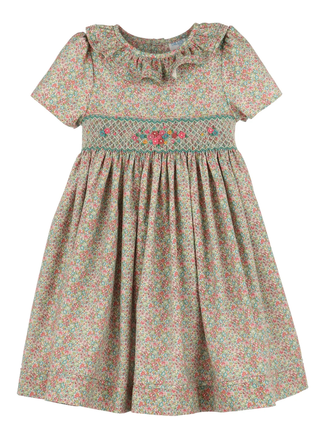 Sugarplum Bouquet Dress- Teal