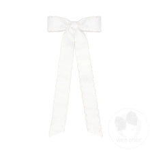 Load image into Gallery viewer, Moonstitch Grosgrain Bow w/ Streamer Tails
