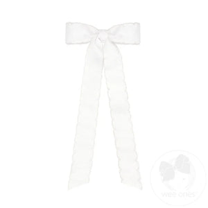 Moonstitch Grosgrain Bow w/ Streamer Tails