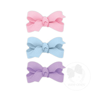 Baby Bows w/ Knot Wrap- 3 Pack