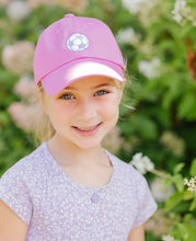 Load image into Gallery viewer, Soccer Bow Baseball Hat- Pink
