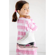 Load image into Gallery viewer, Long Sleeve Polly Play Dress - Frosty Fairisle (Pink)
