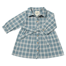 Load image into Gallery viewer, Amy Dress- Blue Plaid
