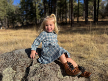 Load image into Gallery viewer, Amy Dress- Blue Plaid
