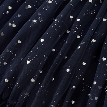 Load image into Gallery viewer, Black Iris Twirl Mesh Dress
