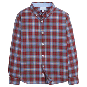 Button Down Shirt - Stafford Plaid