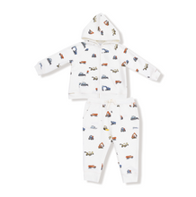 Load image into Gallery viewer, Construction Vehicles Hoodie &amp; Jogger Set
