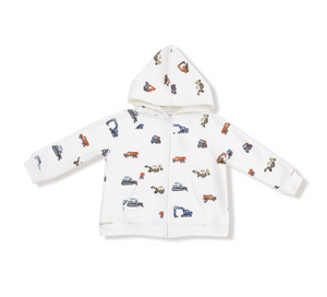 Construction Vehicles Hoodie & Jogger Set